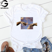 Load image into Gallery viewer, 2020 Tees Women T Shirt Print Letter T-shirt Casual White Black Pink Short Sleeve Cotton Tops Summer Brand clothing