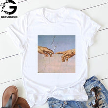 Load image into Gallery viewer, 2020 Tees Women T Shirt Print Letter T-shirt Casual White Black Pink Short Sleeve Cotton Tops Summer Brand clothing