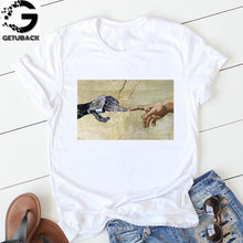 Load image into Gallery viewer, 2020 Tees Women T Shirt Print Letter T-shirt Casual White Black Pink Short Sleeve Cotton Tops Summer Brand clothing